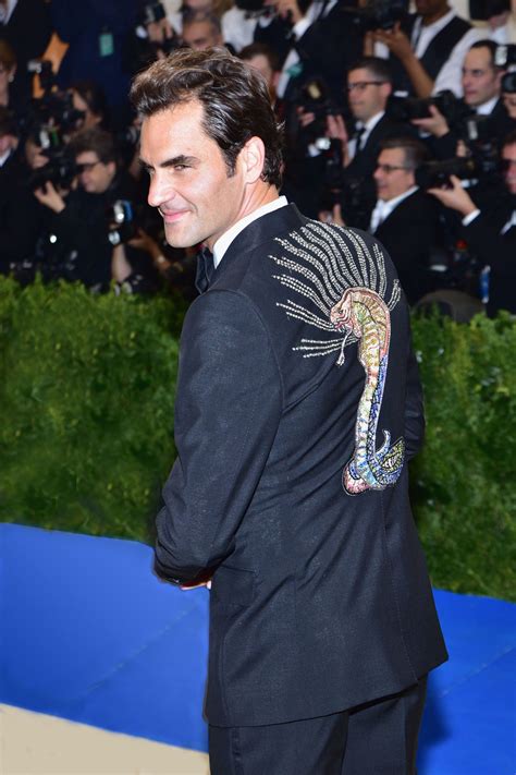 federer gucci suit|roger Federer style.